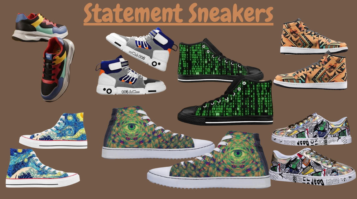 eye-catching sneakers