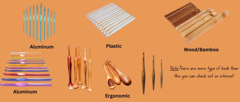 Types of Crochet Hooks